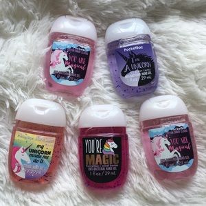 Bath and Body Works Unicorn Pocketbac Bundle
